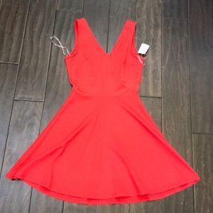 Charlotte Russe red skater dress